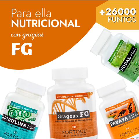 NUTRICIONAL COMPLETO CON GRAGEA FG (Para Ella)