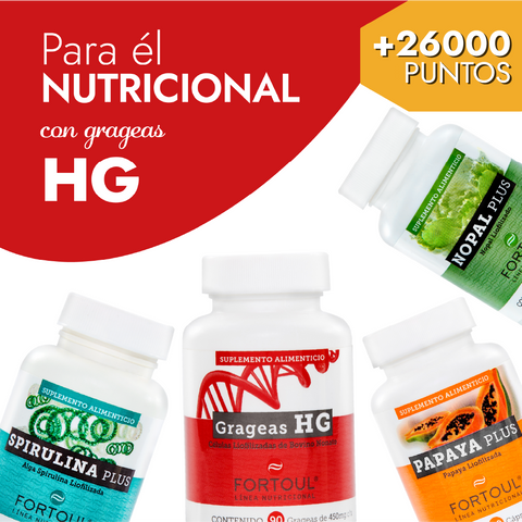 NUTRICIONAL COMPLETO CON GRAGEA HG (Para Él)