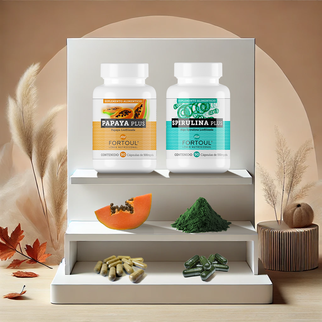 Papaya Plus + Spirulina Plus